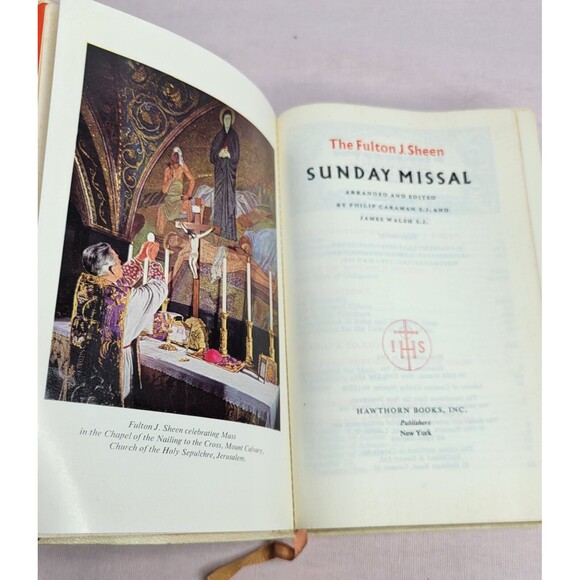 The Fulton J Sheen Sunday Missal  Bilingual Latin & English  Hawthorn Books 1961 - Picture 10 of 10